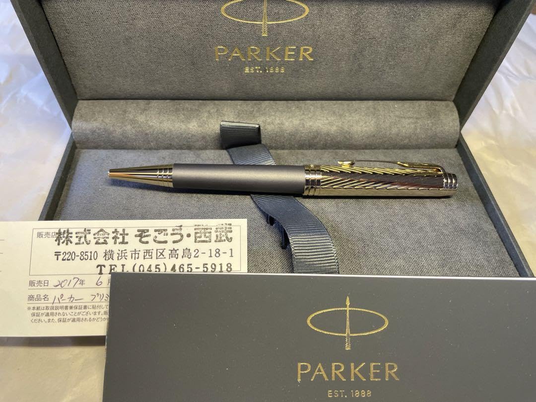 未使用に近い パーカー プリミエ ストームグレー GT F 細字 万年筆 PARKER（パーカー） 高級 ボールペン パーカー・プリミエ ボールペン